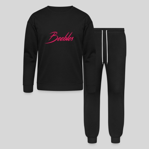 Pink Beebles Logo - Lounge Wear Set by Bella + Canvas