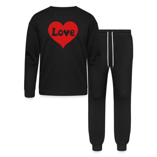 Love Heart - Bella + Canvas Unisex Lounge Wear Set