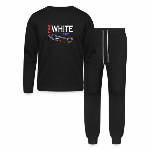 Red White and Keto Tshirt - Bella + Canvas Unisex Lounge Wear Set