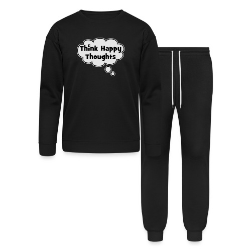 Think Happy Thoughts Bubble - Lounge Wear Set by Bella + Canvas