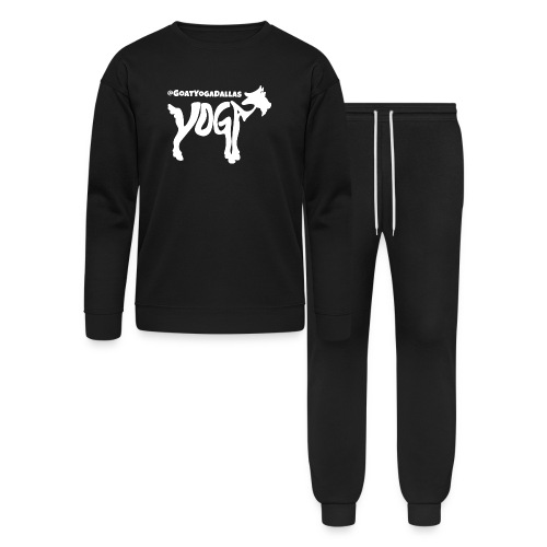 Goat Yoga Dallas White Logo - Bella + Canvas Unisex Lounge Wear Set