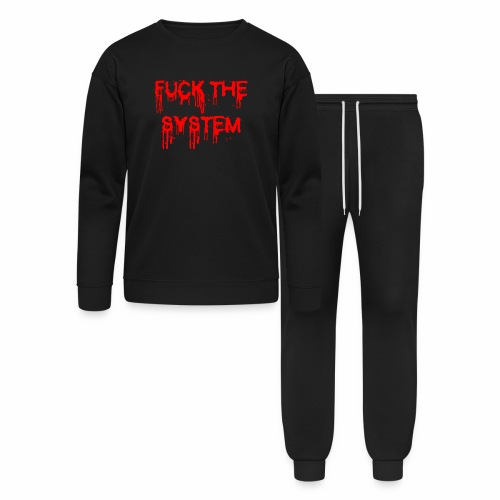 FUCK THE SYSTEM - gift ideas for demonstrators - Bella + Canvas Unisex Lounge Wear Set