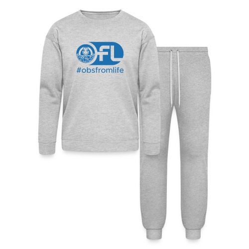 Observations from Life Logo with Hashtag - Bella + Canvas Unisex Lounge Wear Set