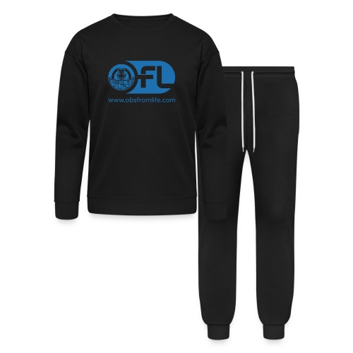Observations from Life Logo with Web Address - Bella + Canvas Unisex Lounge Wear Set