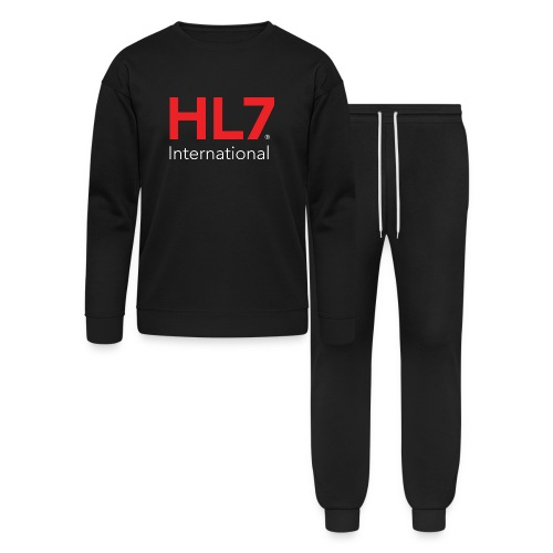 HL7 International Logo - Reverse - Bella + Canvas Unisex Lounge Wear Set