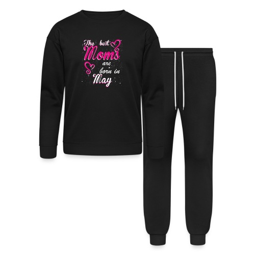 The Best Moms are born in May - Bella + Canvas Unisex Lounge Wear Set