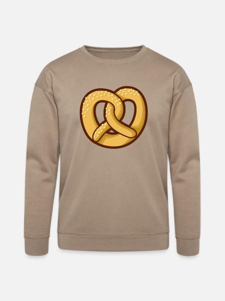 Pretzel Icon - Bella + Canvas Unisex Sweatshirt - tan