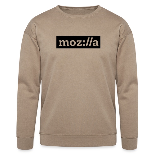 moz logo white - Bella + Canvas Unisex Sweatshirt