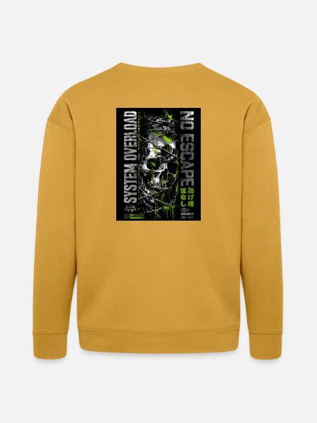 No Escape Skull Neon Trail - Bella + Canvas Unisex Sweatshirt - heather mustard