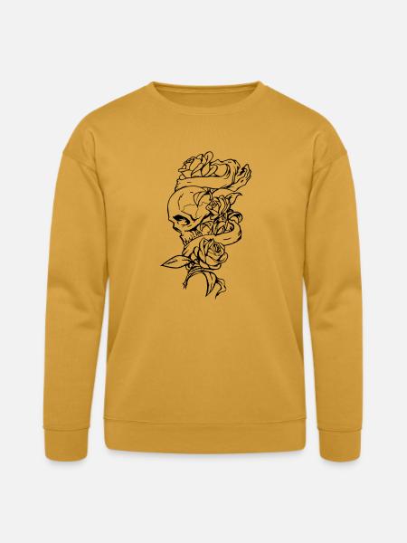 skullandrose - Bella + Canvas Unisex Sweatshirt - heather mustard