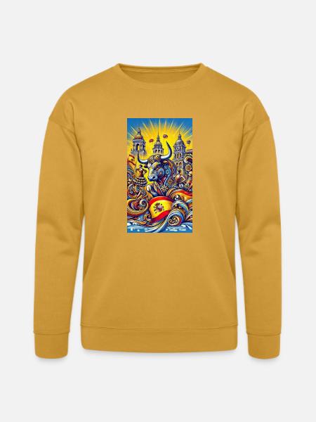Spanien Stier Espana Design - Bella + Canvas Unisex Sweatshirt - heather mustard