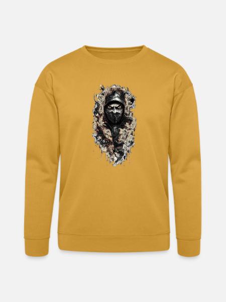 face mask demon - Bella + Canvas Unisex Sweatshirt - heather mustard