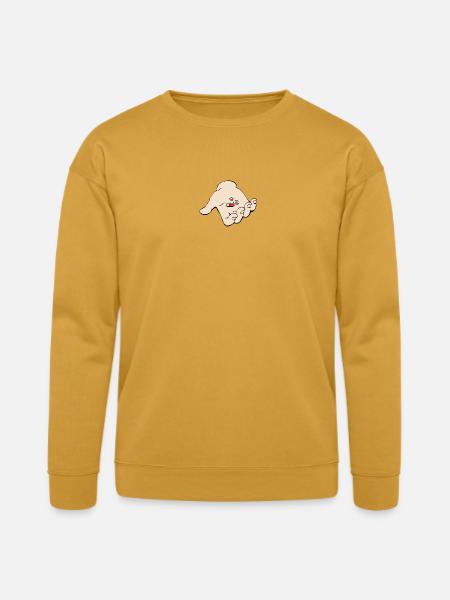 Pill Palette Hand - Bella + Canvas Unisex Sweatshirt - heather mustard