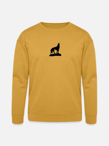 Howling Wolf. - Bella + Canvas Unisex Sweatshirt - heather mustard