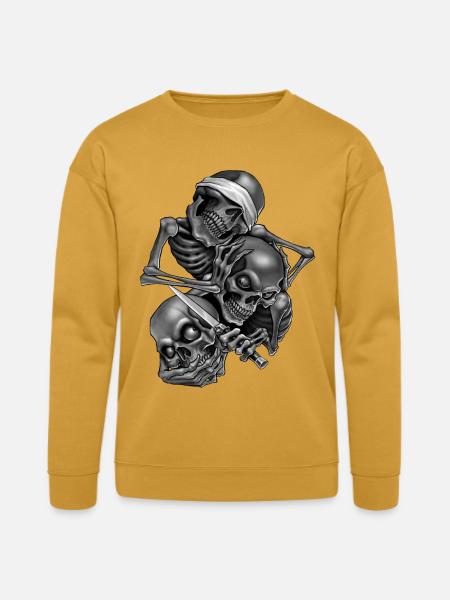 So No.Speak No.Hear No - Bella + Canvas Unisex Sweatshirt - heather mustard
