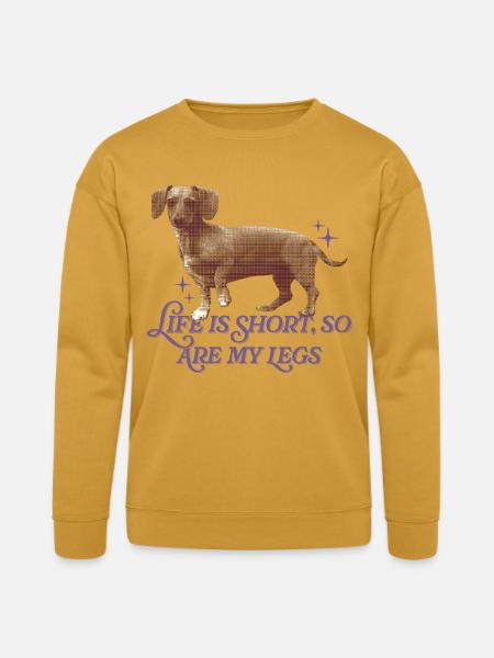 Life Is Short  - Bella + Canvas Unisex Sweatshirt - heather mustard