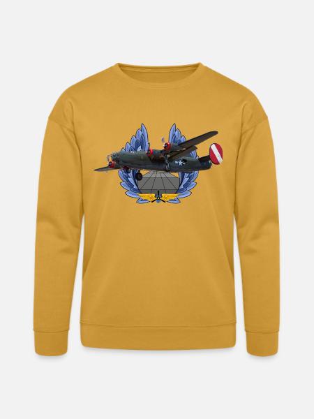 B-24 Liberator - Bella + Canvas Unisex Sweatshirt - heather mustard