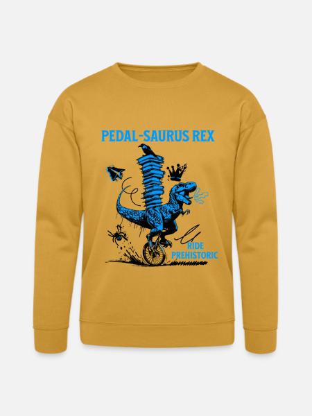 Pedal-Saurus Rex – Ride Prehistoric - Bella + Canvas Unisex Sweatshirt - heather mustard