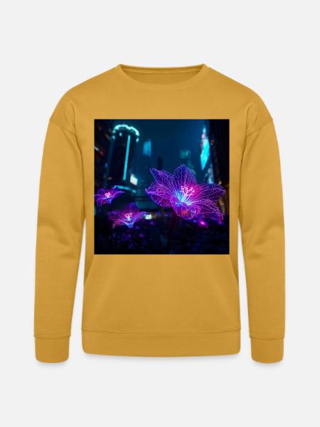 Neon Veins - Bella + Canvas Unisex Sweatshirt - heather mustard