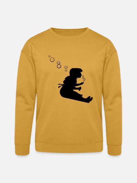 BUBBLE GIRL - Bella + Canvas Unisex Sweatshirt - heather mustard
