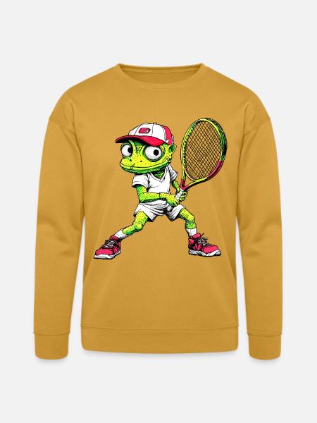 Tennis Chameleons - Bella + Canvas Unisex Sweatshirt - heather mustard