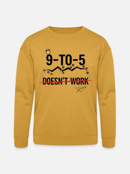 Nine to Five Breaker - Bella + Canvas Unisex Sweatshirt - heather mustard