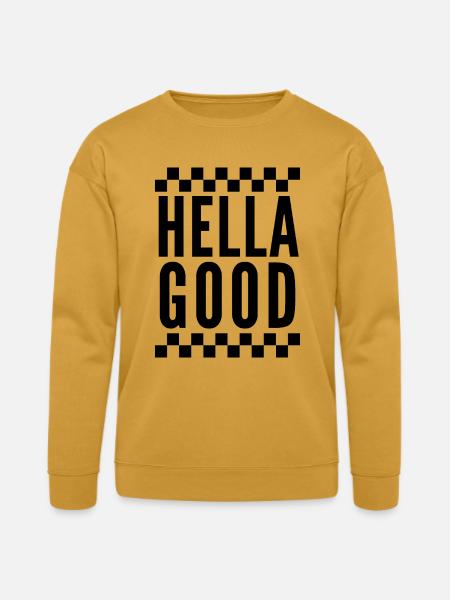 Hella Good Ska Checkerboard - Bella + Canvas Unisex Sweatshirt - heather mustard