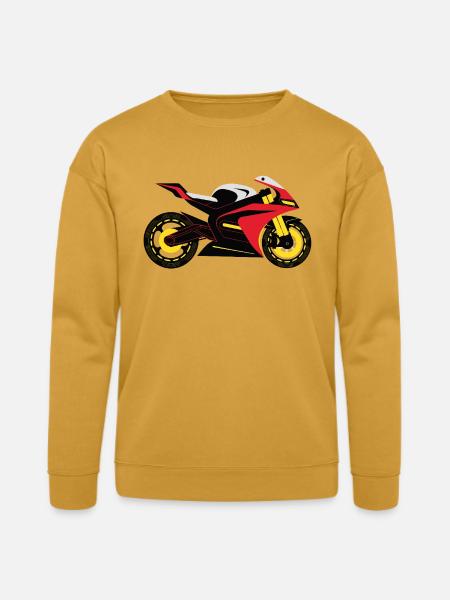 Crimson Vortex Streetbike - Bella + Canvas Unisex Sweatshirt - heather mustard