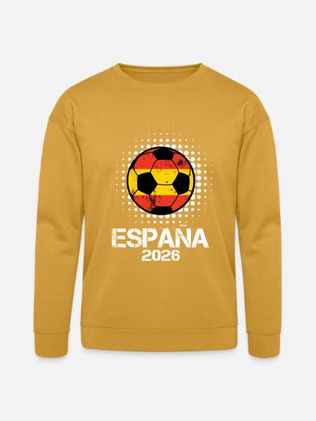 Espana 2026 Flagball - Bella + Canvas Unisex Sweatshirt - heather mustard