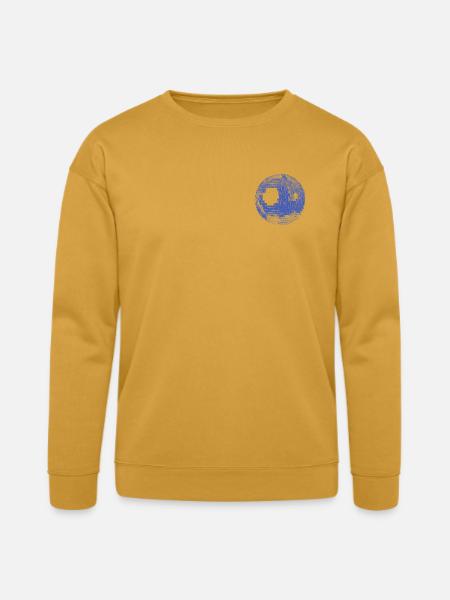Retro Disco Ball - Bella + Canvas Unisex Sweatshirt - heather mustard