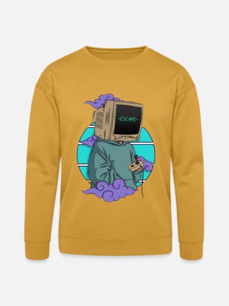 Escape Console Hoodie - Bella + Canvas Unisex Sweatshirt - heather mustard