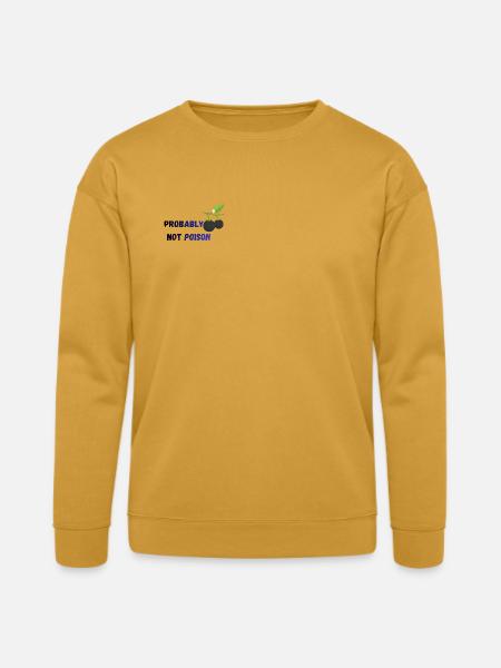 Probably Not Poison -Black Nightshade - Bella + Canvas Unisex Sweatshirt - heather mustard