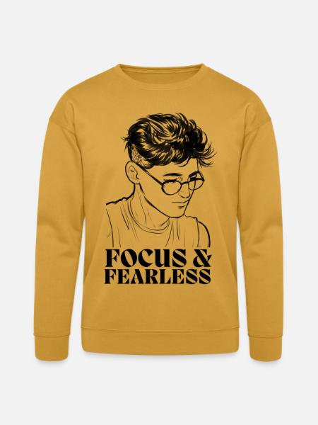 Focus and Fearless - Bella + Canvas Unisex Sweatshirt - heather mustard