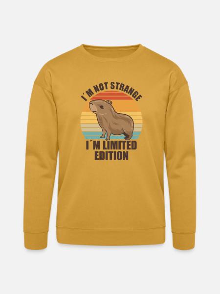 Capybara zoo animal design - Bella + Canvas Unisex Sweatshirt - heather mustard