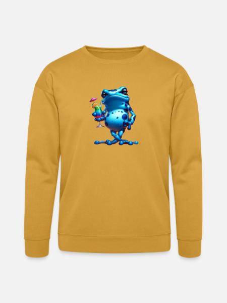 Poison dart frog - Bella + Canvas Unisex Sweatshirt - heather mustard