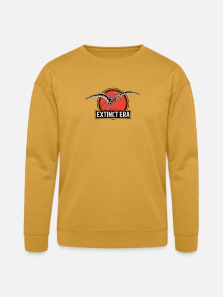 Prehistoric Pterosaur Extinction Logo - Bella + Canvas Unisex Sweatshirt - heather mustard