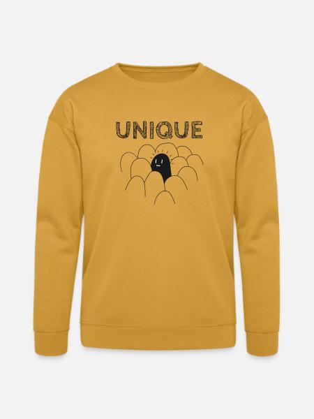 Unique Amidst the Crowd - Bella + Canvas Unisex Sweatshirt - heather mustard