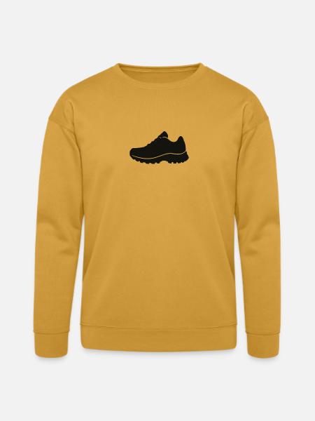 Jetblack Sneaker Silhouette - Bella + Canvas Unisex Sweatshirt - heather mustard