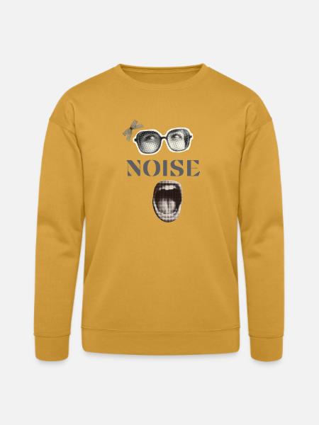 Noisy Halftone Glasses Mouth - Bella + Canvas Unisex Sweatshirt - heather mustard