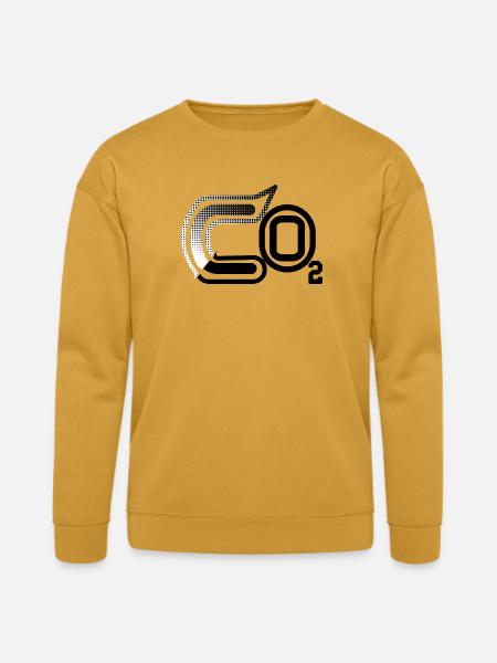 Halftone Arc Abstract - Bella + Canvas Unisex Sweatshirt - heather mustard
