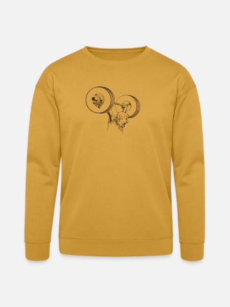 Weightlifting - Bella + Canvas Unisex Sweatshirt - heather mustard
