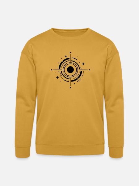 Cosmic Target Ring Emblem - Bella + Canvas Unisex Sweatshirt - heather mustard