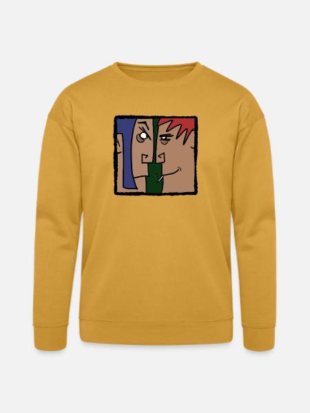 Face to face - Bella + Canvas Unisex Sweatshirt - heather mustard