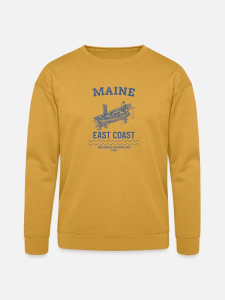 east_coast_boothbay - Bella + Canvas Unisex Sweatshirt - heather mustard