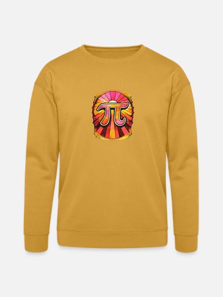 Pi Radiant Sunburst - Bella + Canvas Unisex Sweatshirt - heather mustard