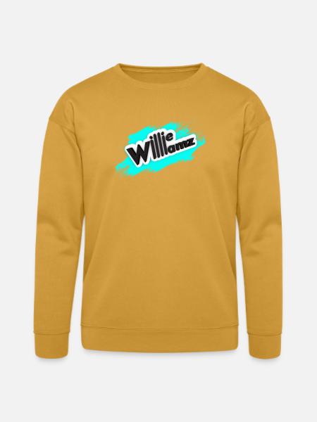 Willieamz Neon Splash Logo Tee - Bella + Canvas Unisex Sweatshirt - heather mustard