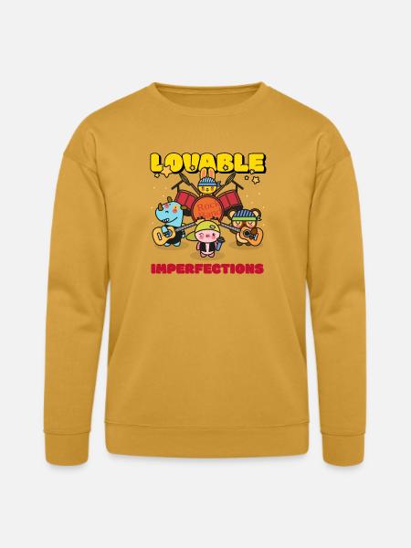 Lovable Imperfections Rock Band - Bella + Canvas Unisex Sweatshirt - heather mustard