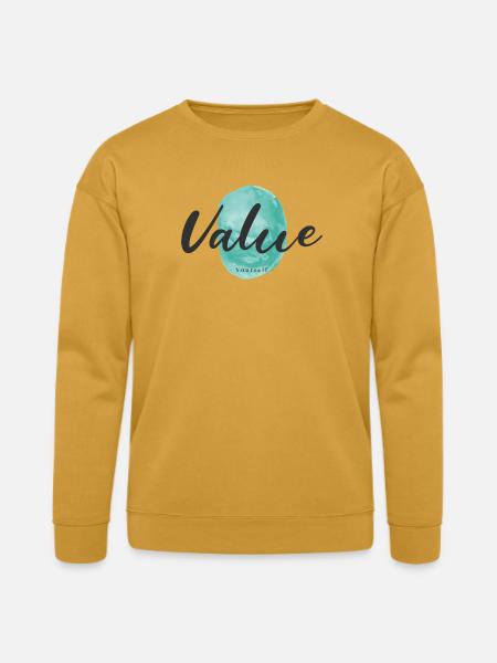 Value Yourself - Bella + Canvas Unisex Sweatshirt - heather mustard