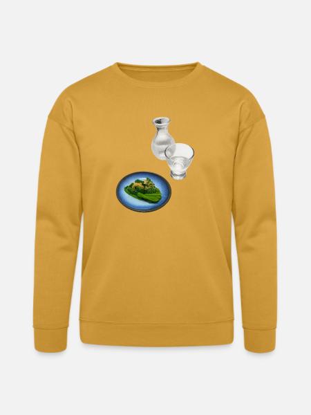 Sake with Spinach - Bella + Canvas Unisex Sweatshirt - heather mustard