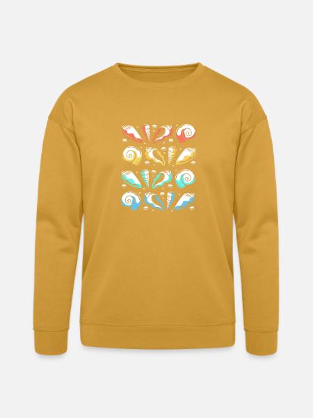 Seashell Clam Shells Collector - Bella + Canvas Unisex Sweatshirt - heather mustard